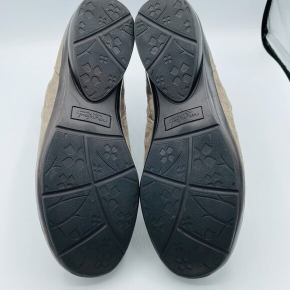 Natural Soul Boots Womens Size 9 M Brown Coltrane Ankle Booties Creased Zipper - Picture 9 of 11